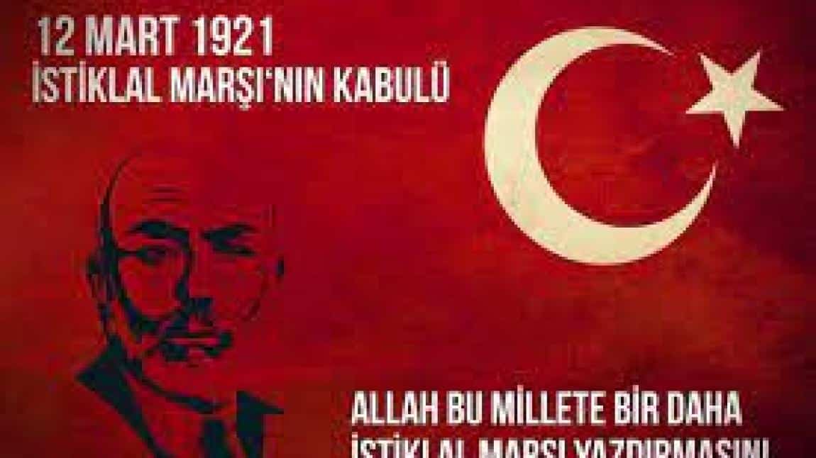 İstiklal Marşı'nın kabulünün 103'üncü yıl dönümü kutlu olsun.